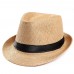 Unisex Hat   Fedora Trilby Wide Brim Straw Cap Summer Beach Sun Panama  eb-75686968